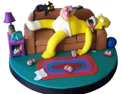 Simpsons Cake