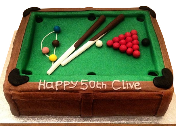 Snooker Cake