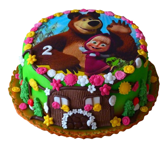 Masha Bear Cake