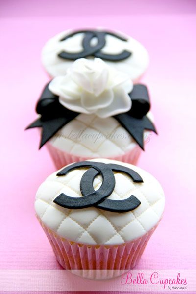 Chanel Theme Cupcakes