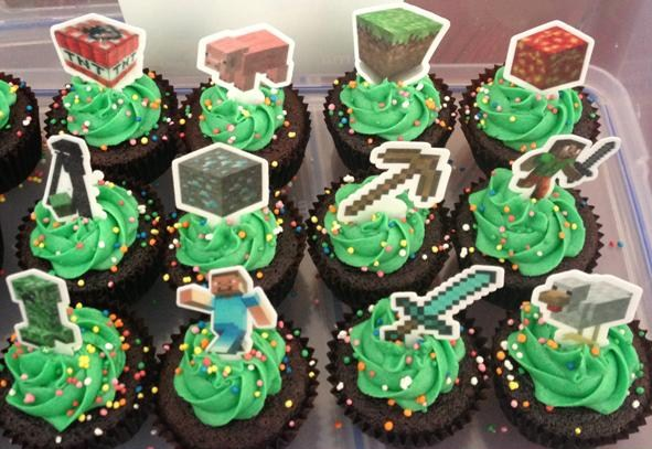 Minecraft Cupcakes