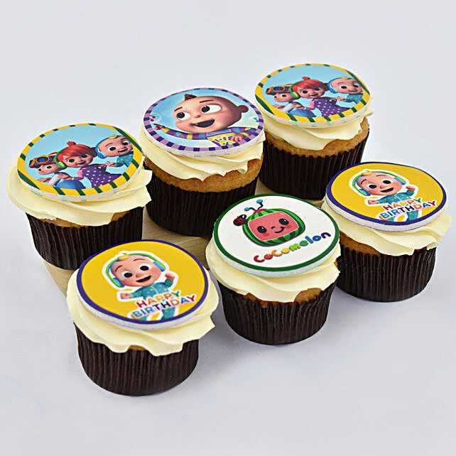 Cocomelon Cupcakes