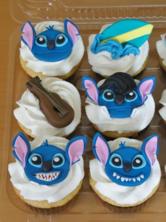 Lilo and Stitch Cupcakes