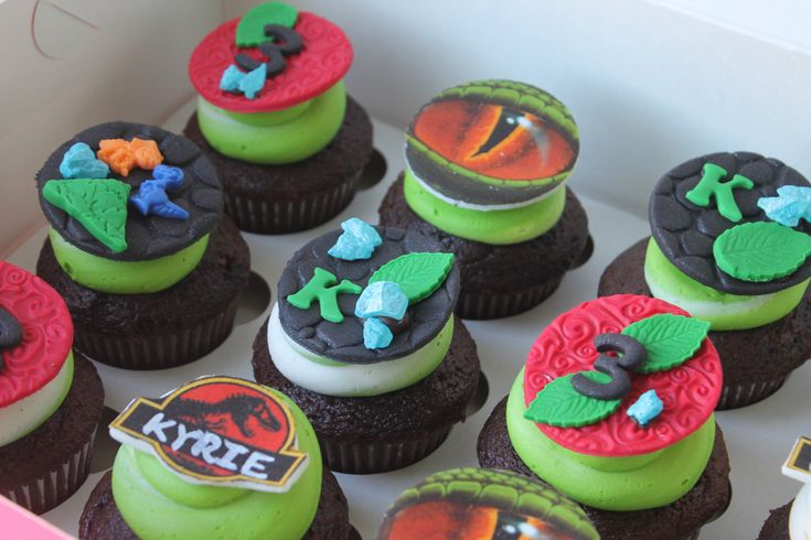 Jurassic Park Cupcakes