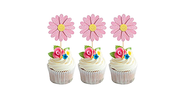 Flower Themed Cupcakes