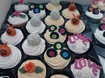 Disco Themed Cupcakes