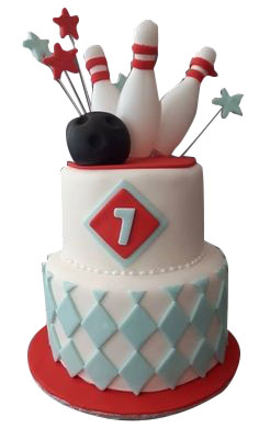 Tenpin Bowling Cake