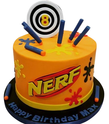 Nerf Birthday Cake