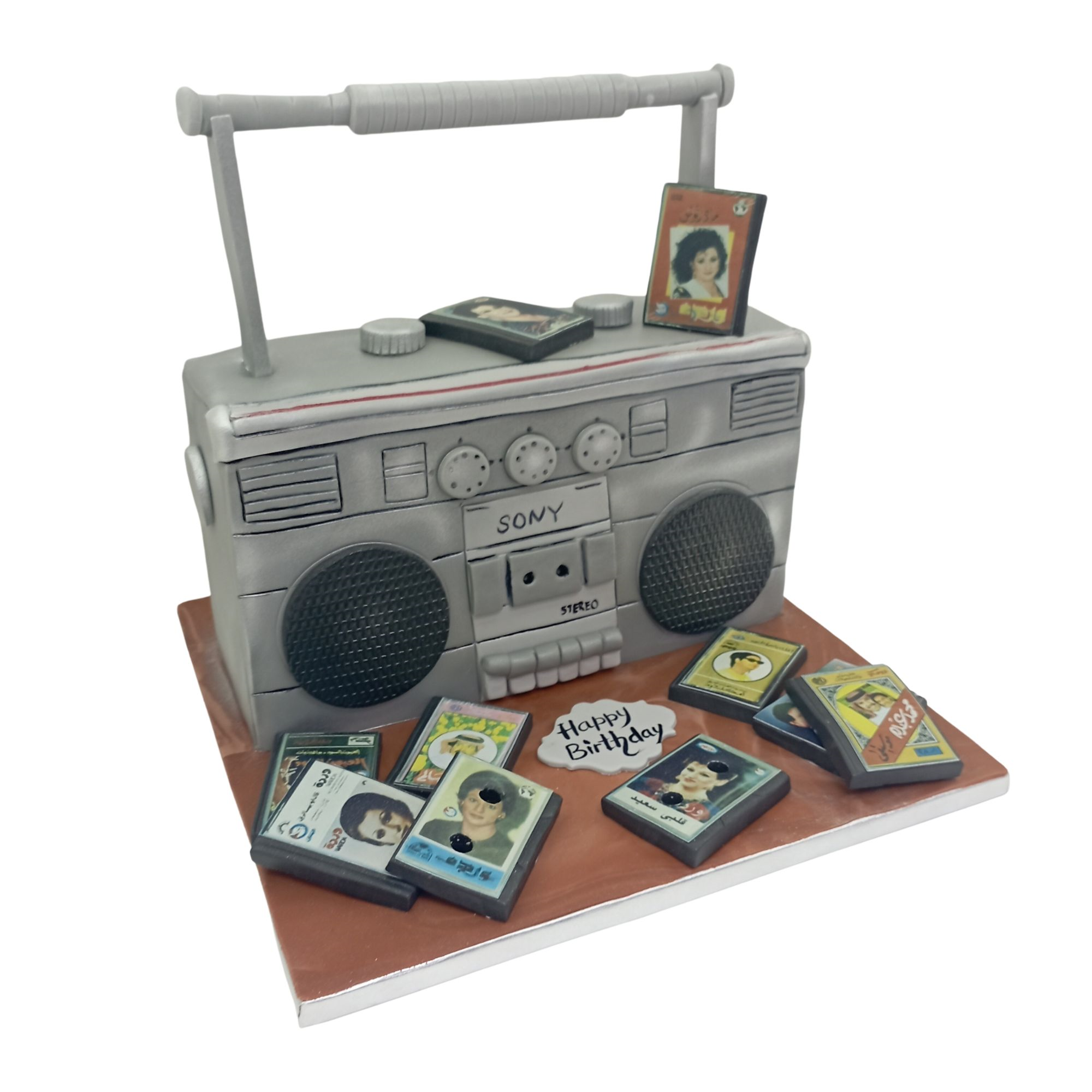 3D Music System Cake 