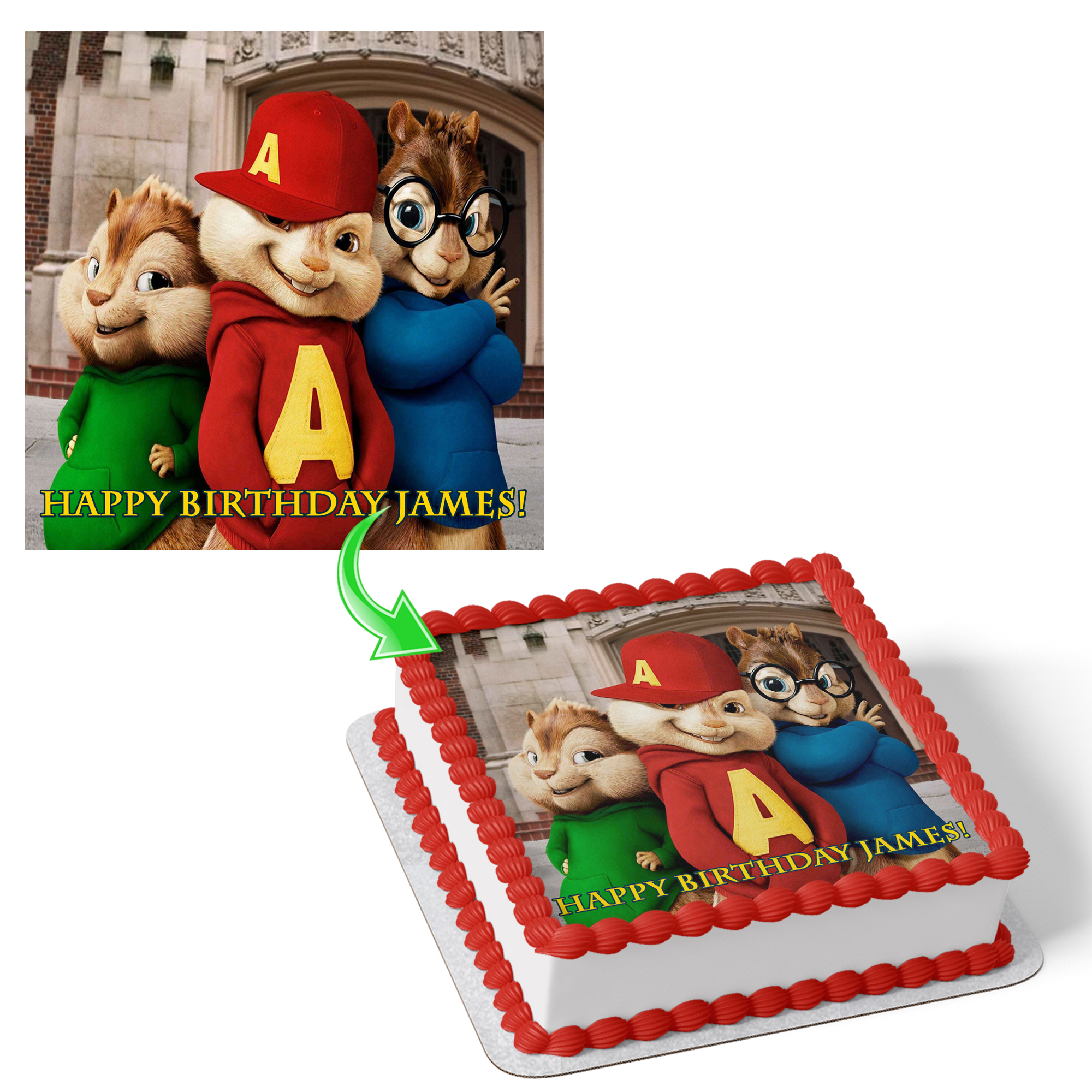 Alvin and the chipmunk cake