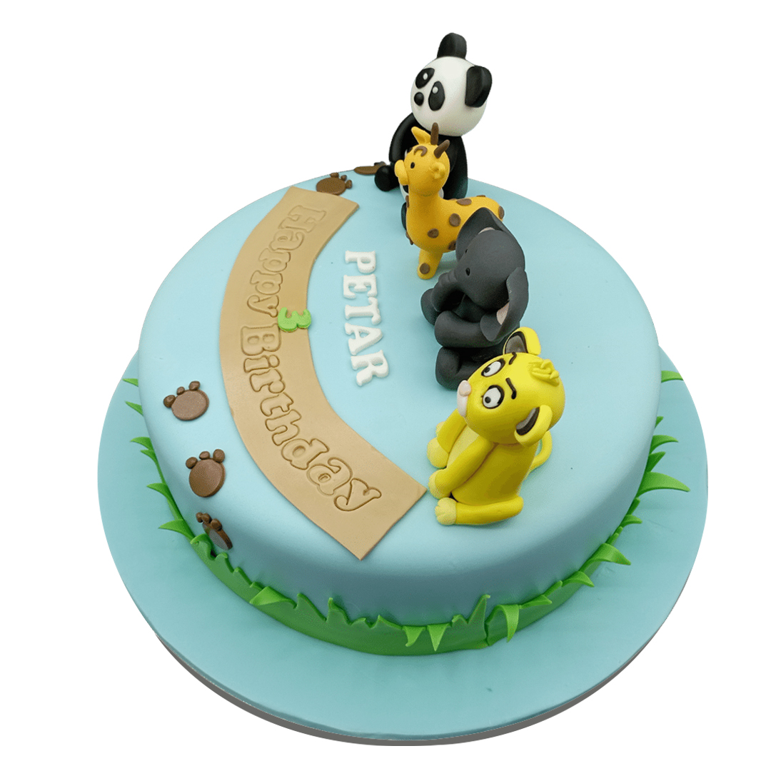 Animal theme Cake