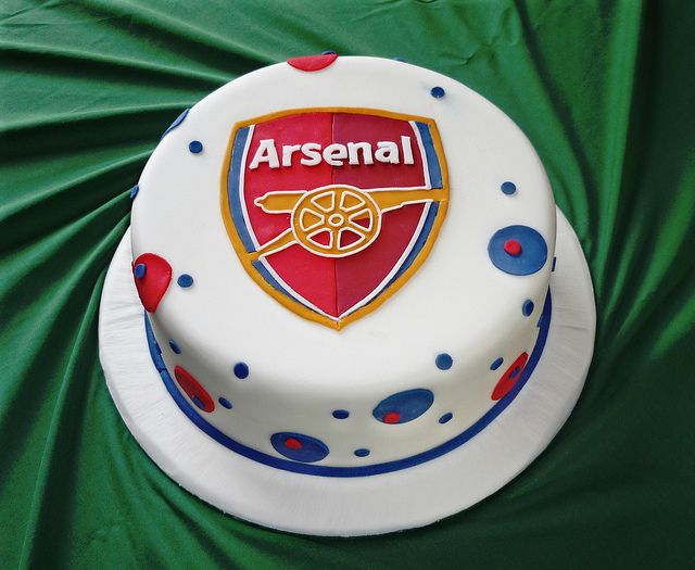 Arsenal Football Birthday Cake For Him, Boys