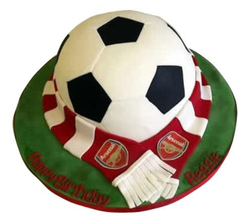 Arsenal Football Birthday Cake For Him, Boys