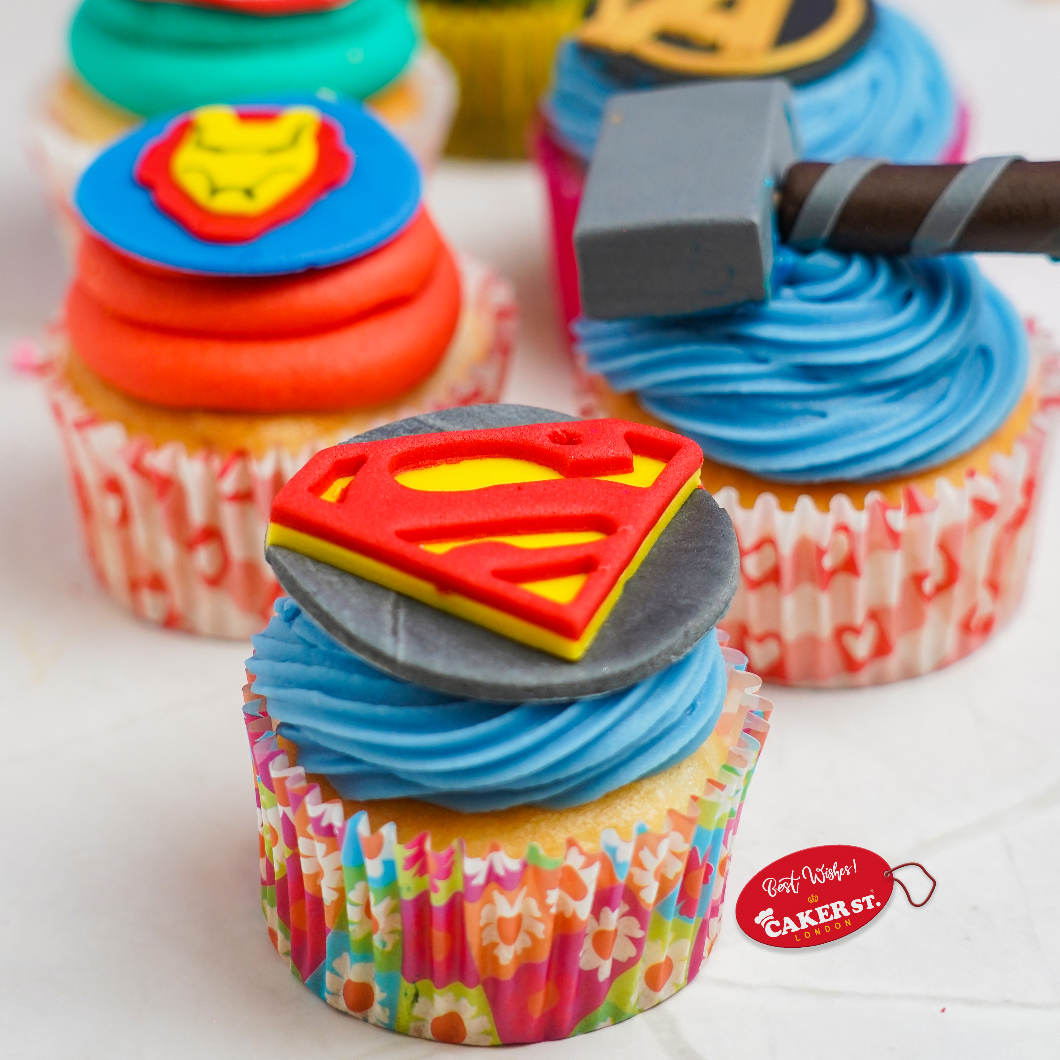 Avengers Assemble Treats Cupcakes