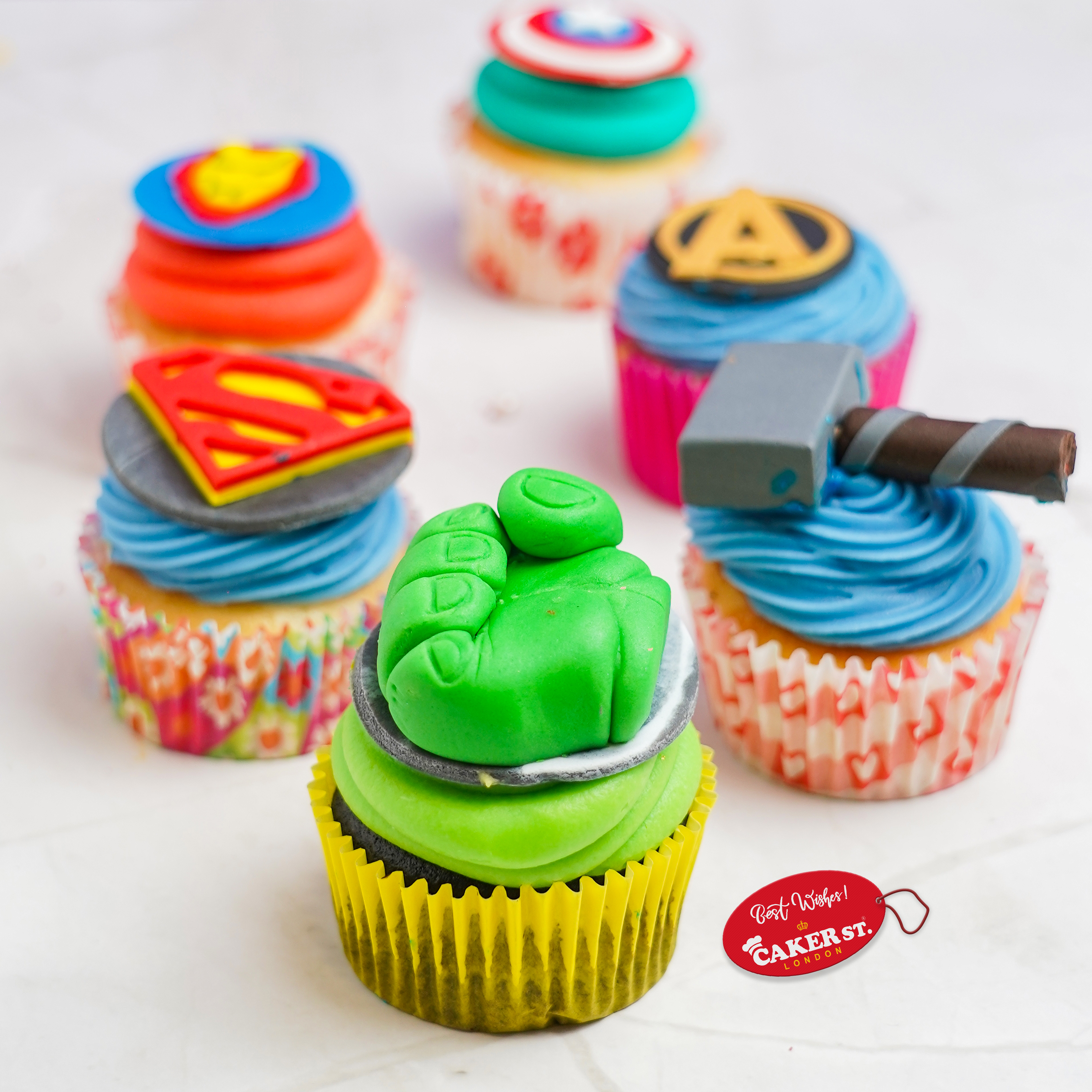 Avengers Assemble Treats Cupcakes