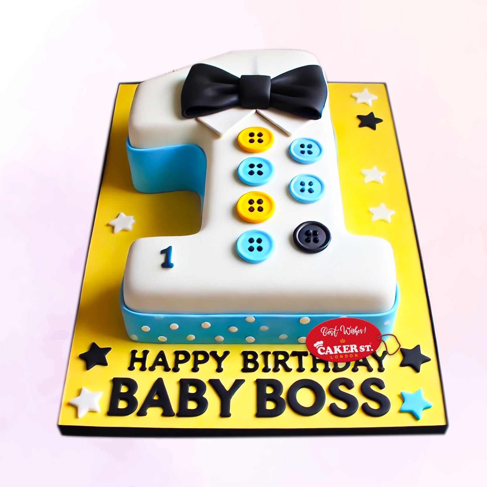 Baby Boss 1st Birthday Cake for Boys