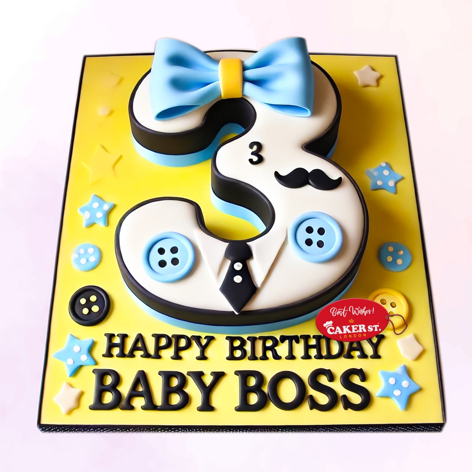 Baby Boss 3rd Birthday Cake For Boys