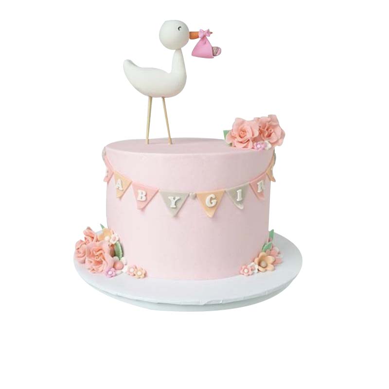 Amazon.com: JeVenis 2 PCS Pink Baby Girl cake decoration Baby Shower Its a girl  cake Topper Birthday Party Supply Adorable Girl Baby : Grocery & Gourmet  Food