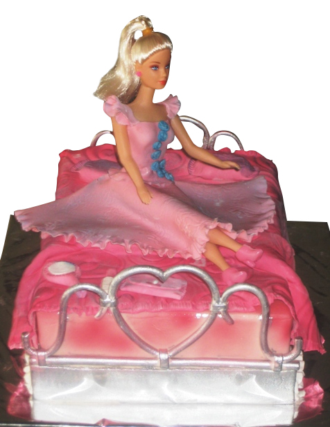 Barbie in Bed Cake