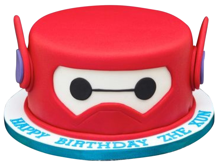 Order 7 Inch Baymax Robotic Birthday Cakes | CakeDeliver