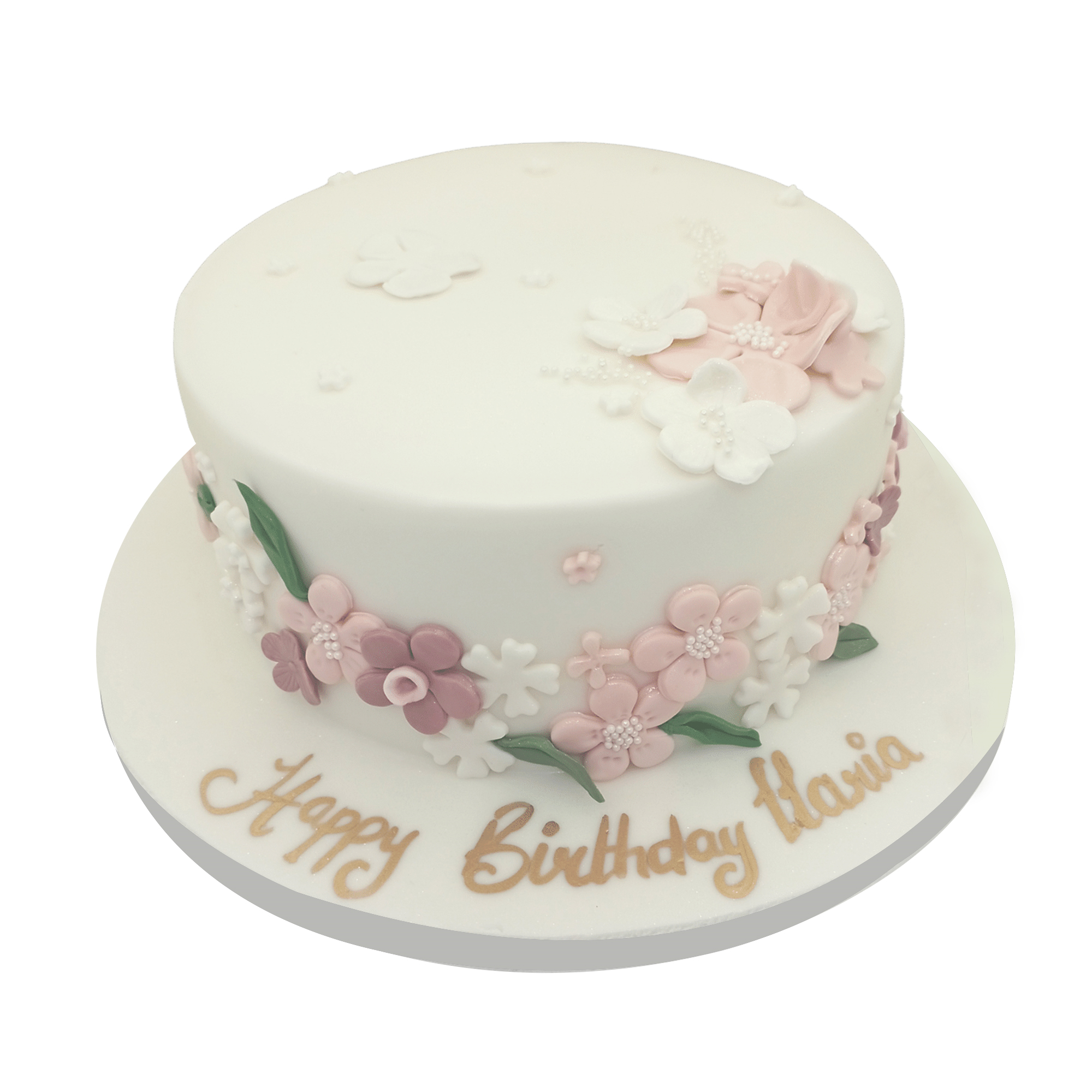 Floral Birthday Cake for Girls