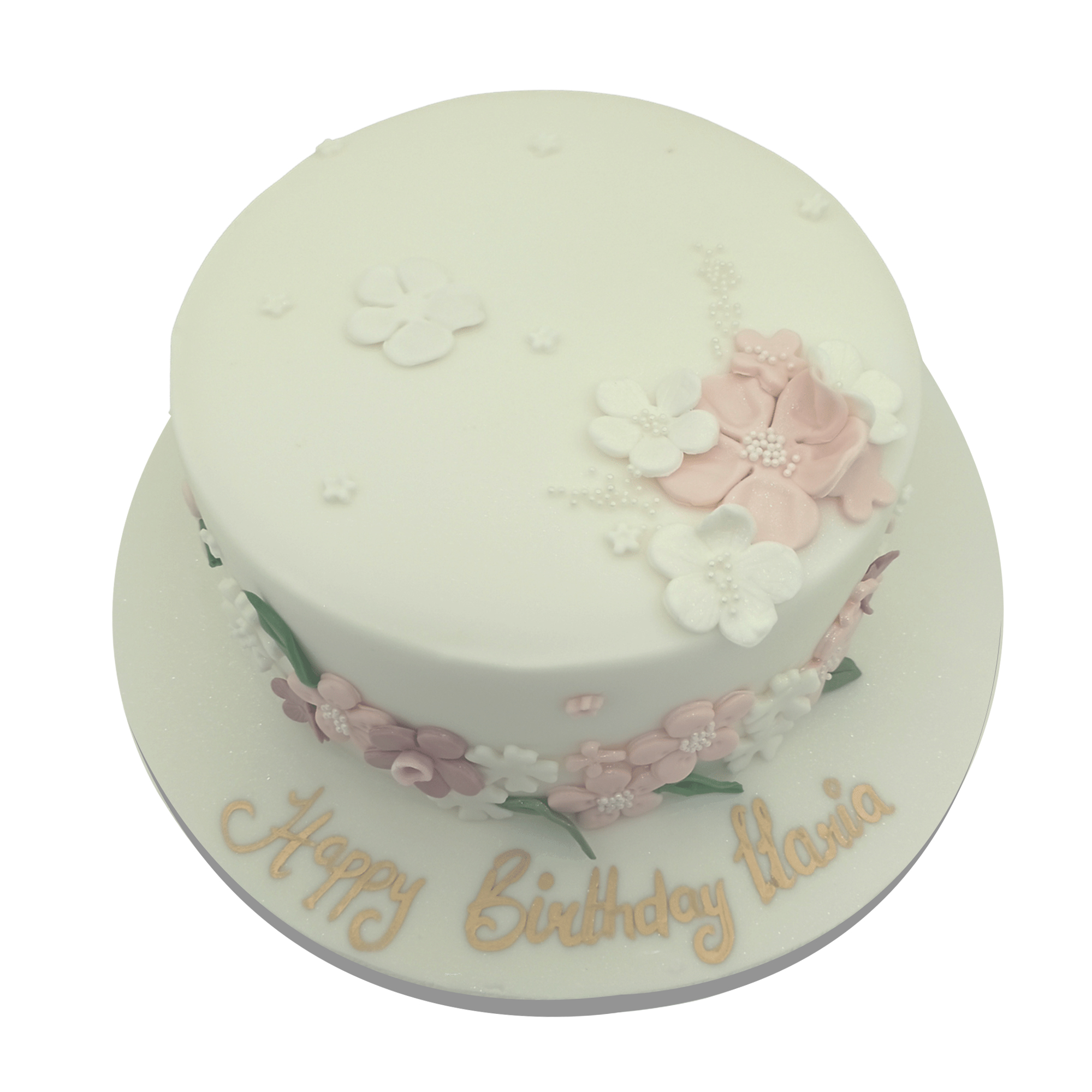 Floral Birthday Cake for Girls