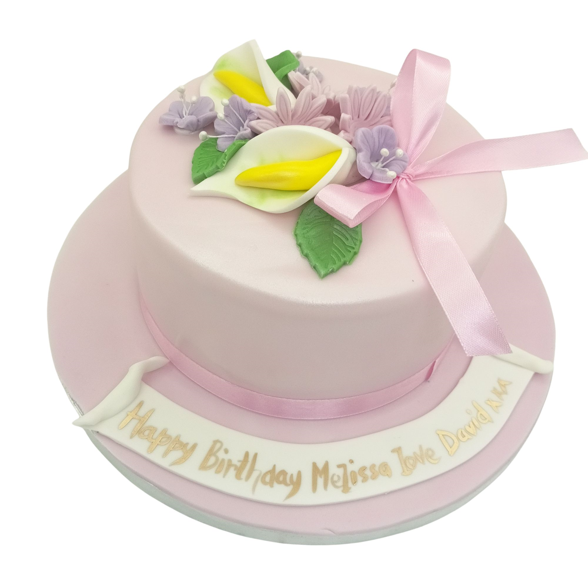 Pink Birthday Cake for Girls