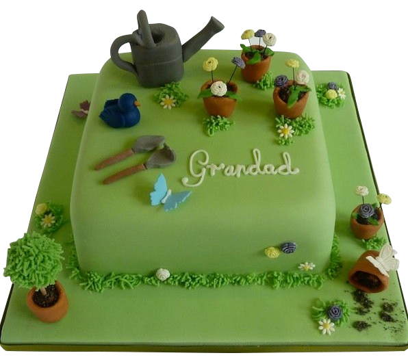 Garden Cake - 1116 – Cakes and Memories Bakeshop