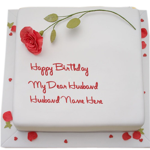 Send Happy Birthday Cake for Husband - Romantic Birthday Wishes
