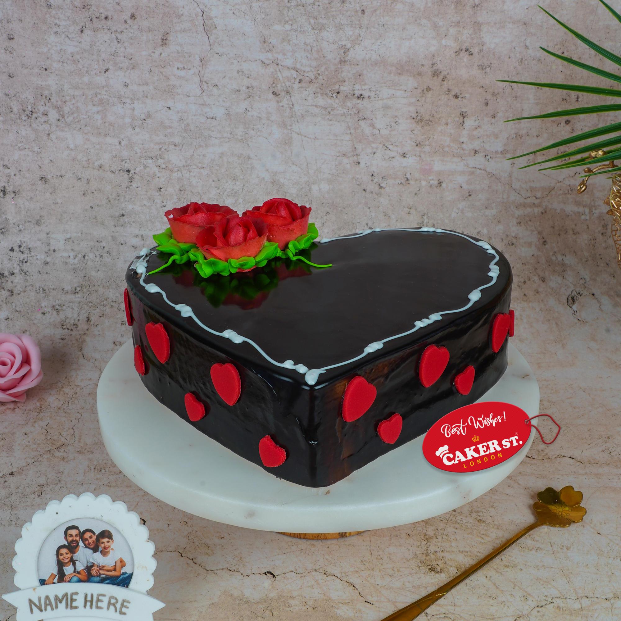 Bloom Heart Cake 