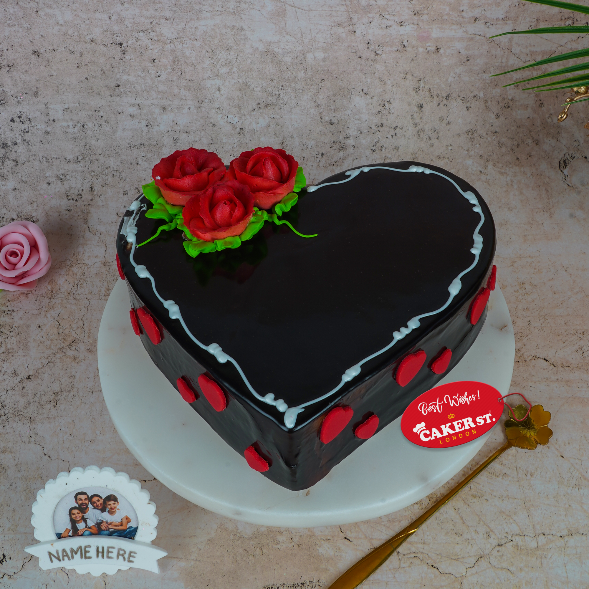 Bloom Heart Cake 