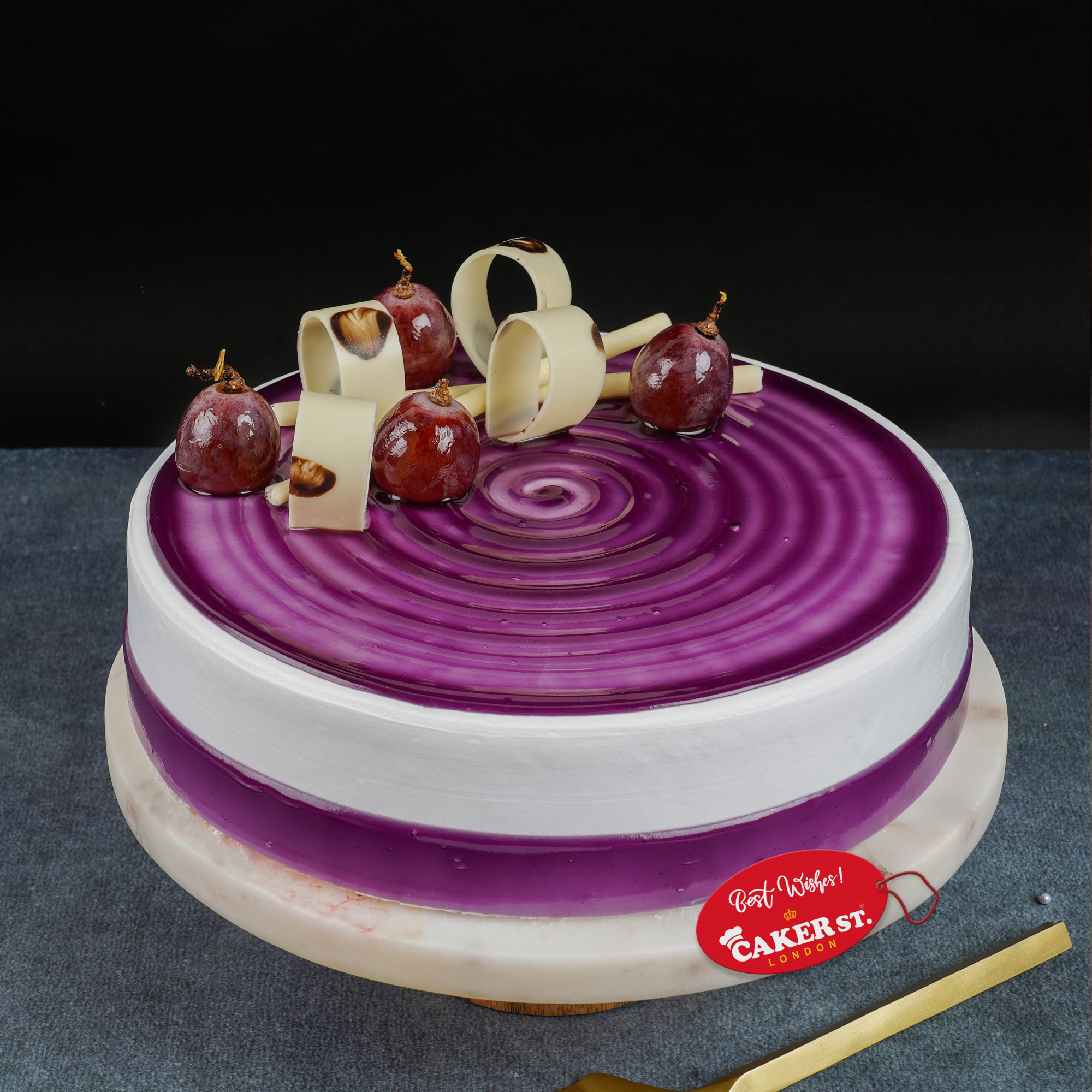 Blueberry Grape Fusion Cake 