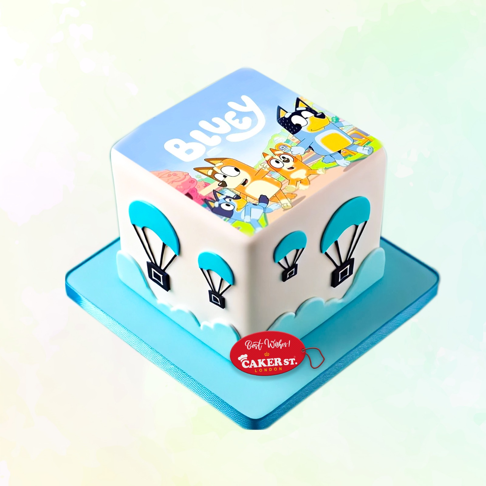 Bluey Themed Birthday Cake 