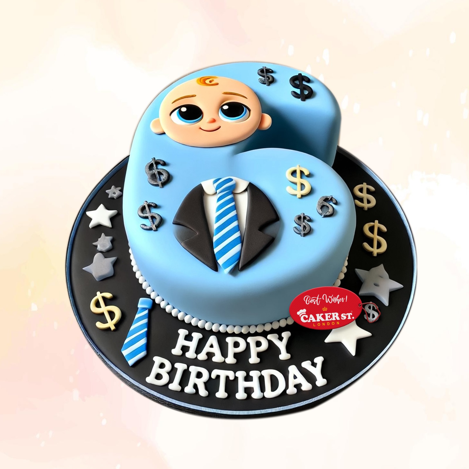 Boss Baby Themed Birthday Cake