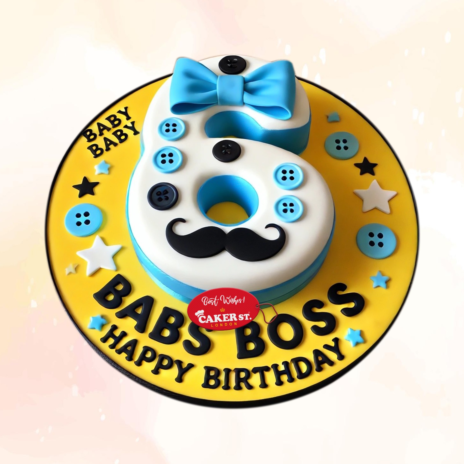 Boss Baby Themed Birthday Cake