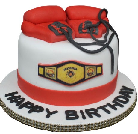 Boxing Gloves Cake