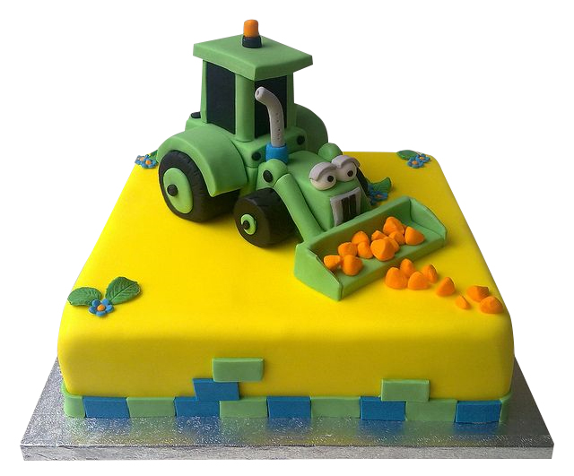 Bull Dozer Cake