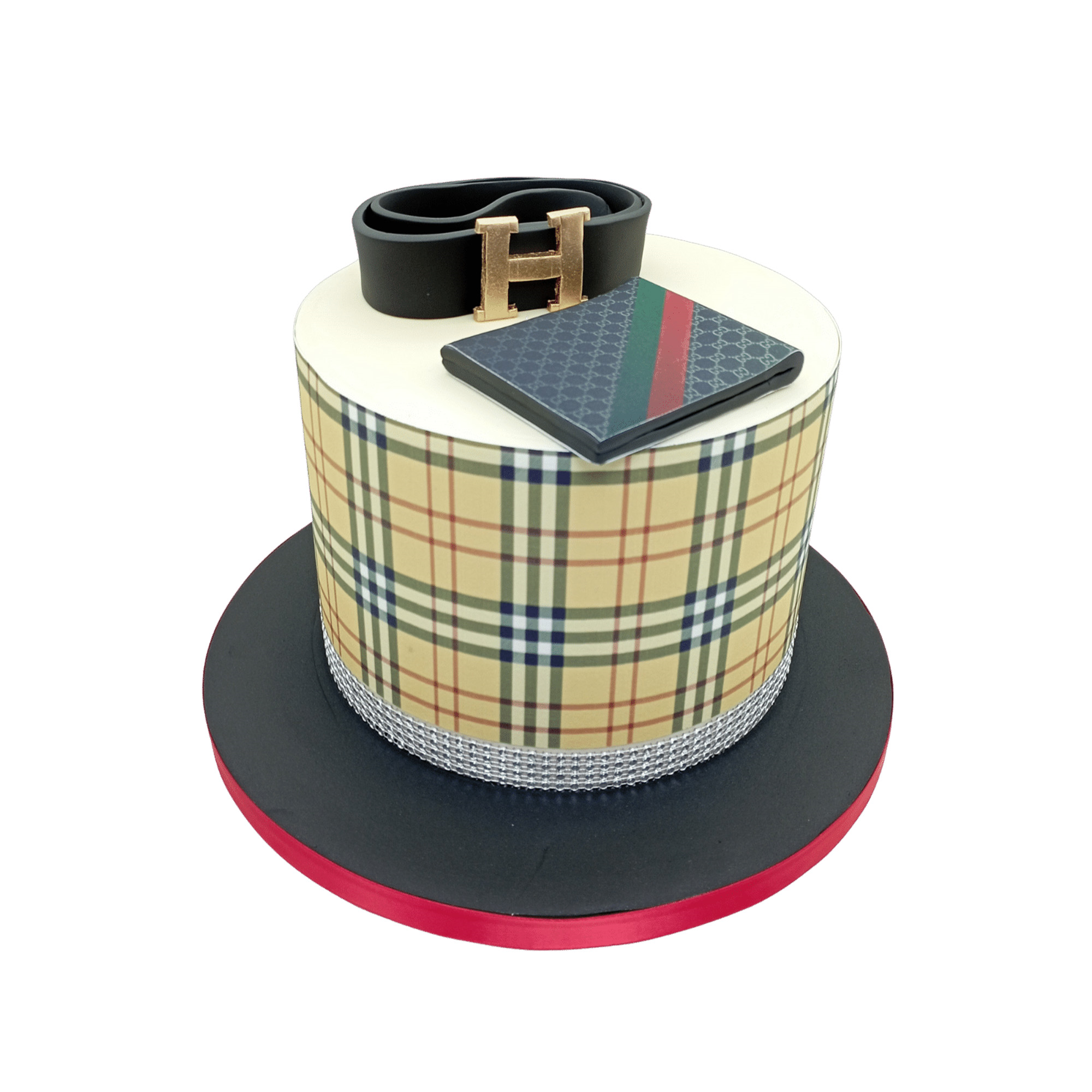 Burberry cake