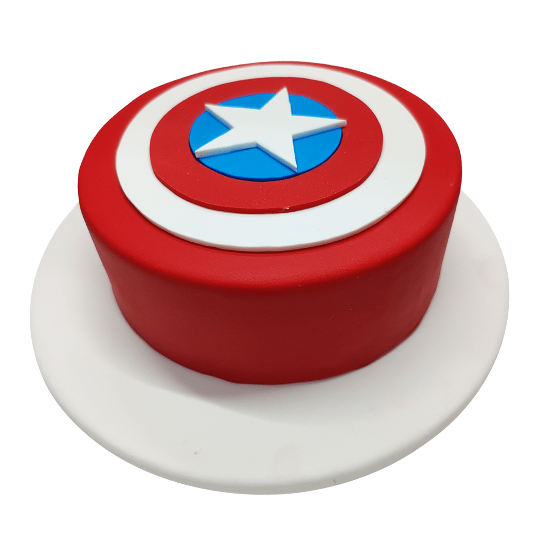 Captain America Birthday Cake