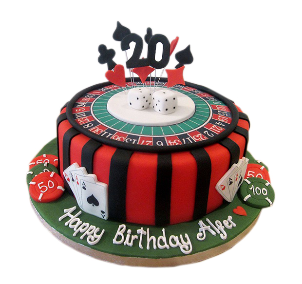 Casino Cake Topper Playing Cards Cake Topper Poker Cake - Etsy