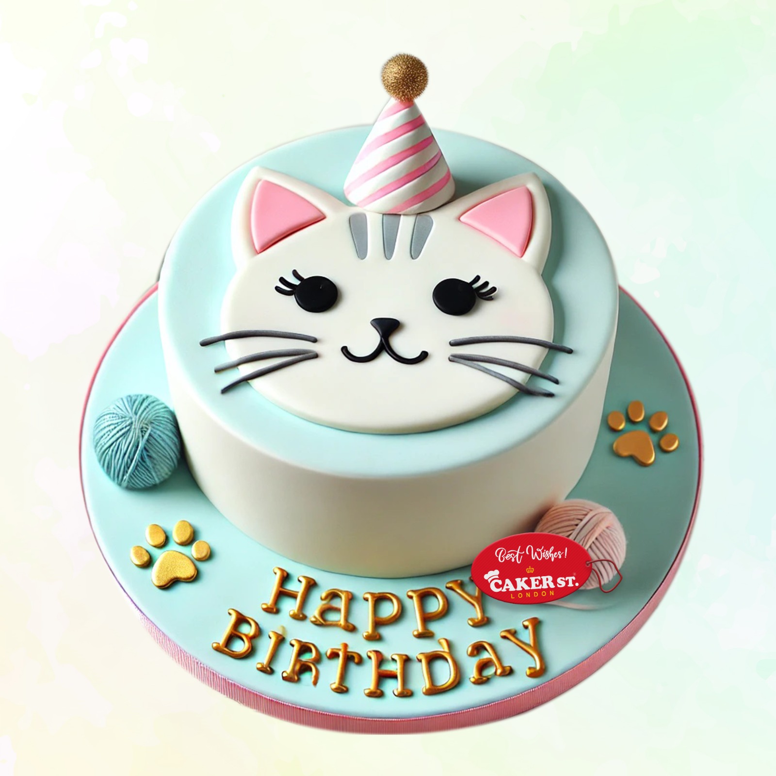 Cat Themed Cake 