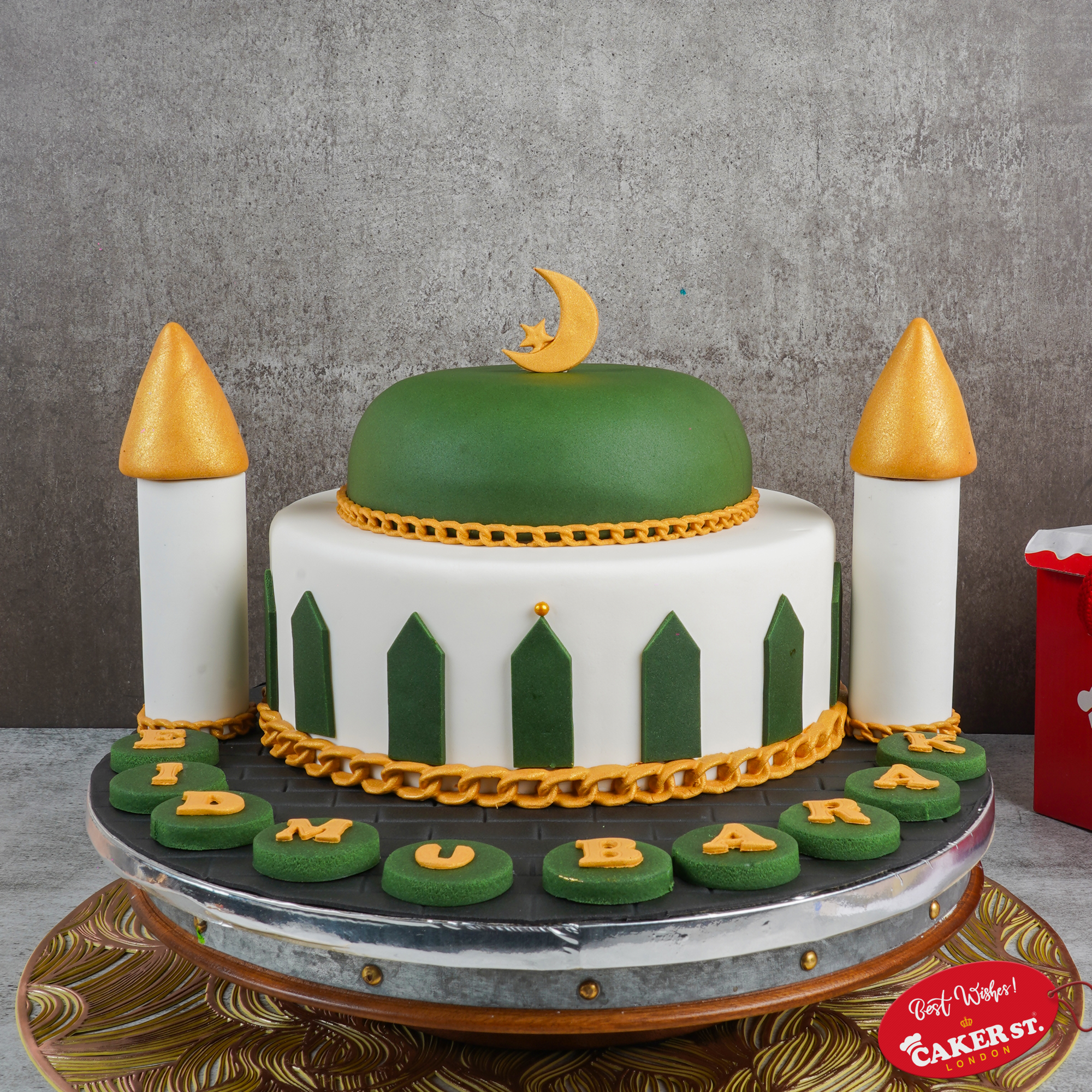 Celestial Minaret Eid Cake