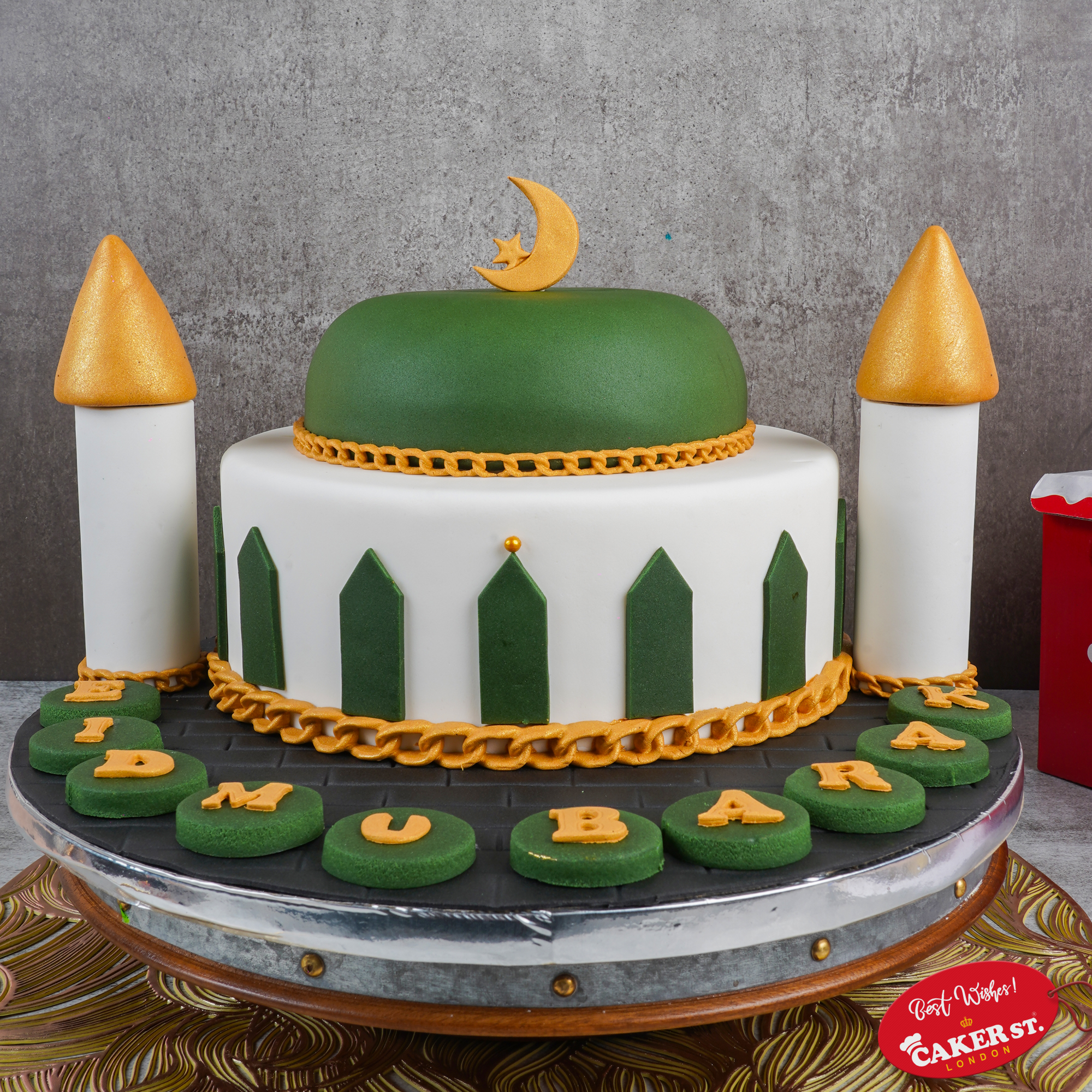 Celestial Minaret Eid Cake