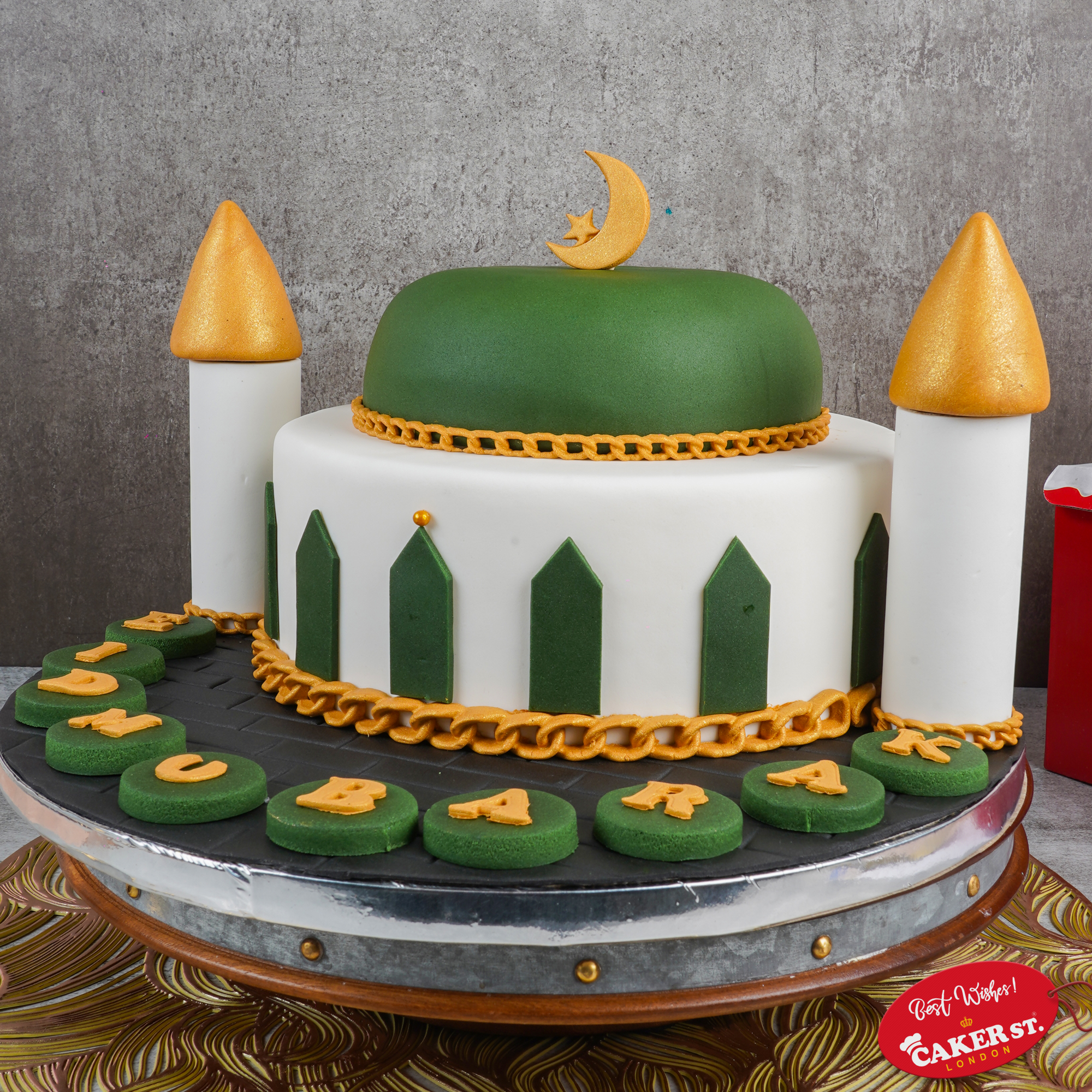 Celestial Minaret Eid Cake