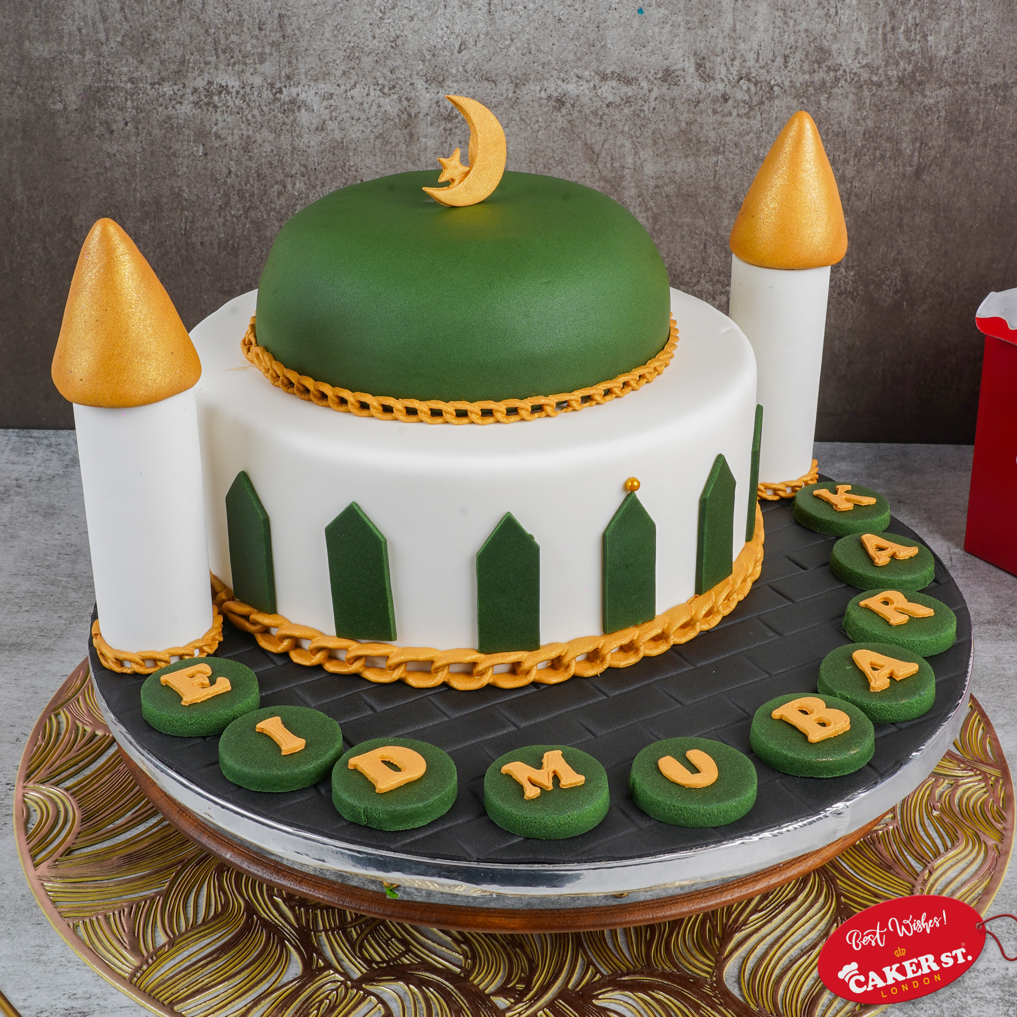 Celestial Minaret Eid Cake