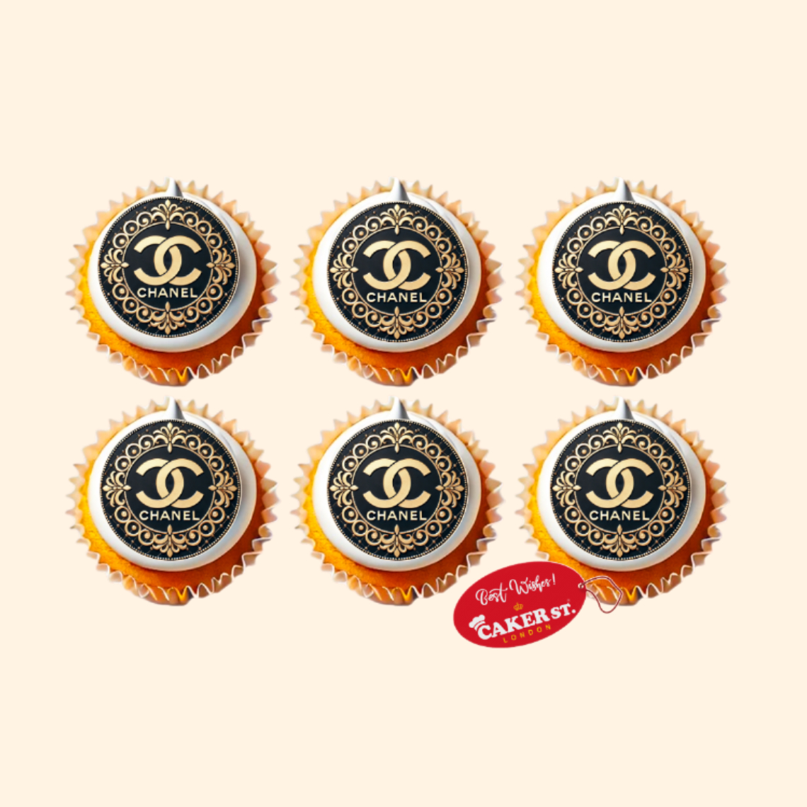 Chanel Themed Cupcakes