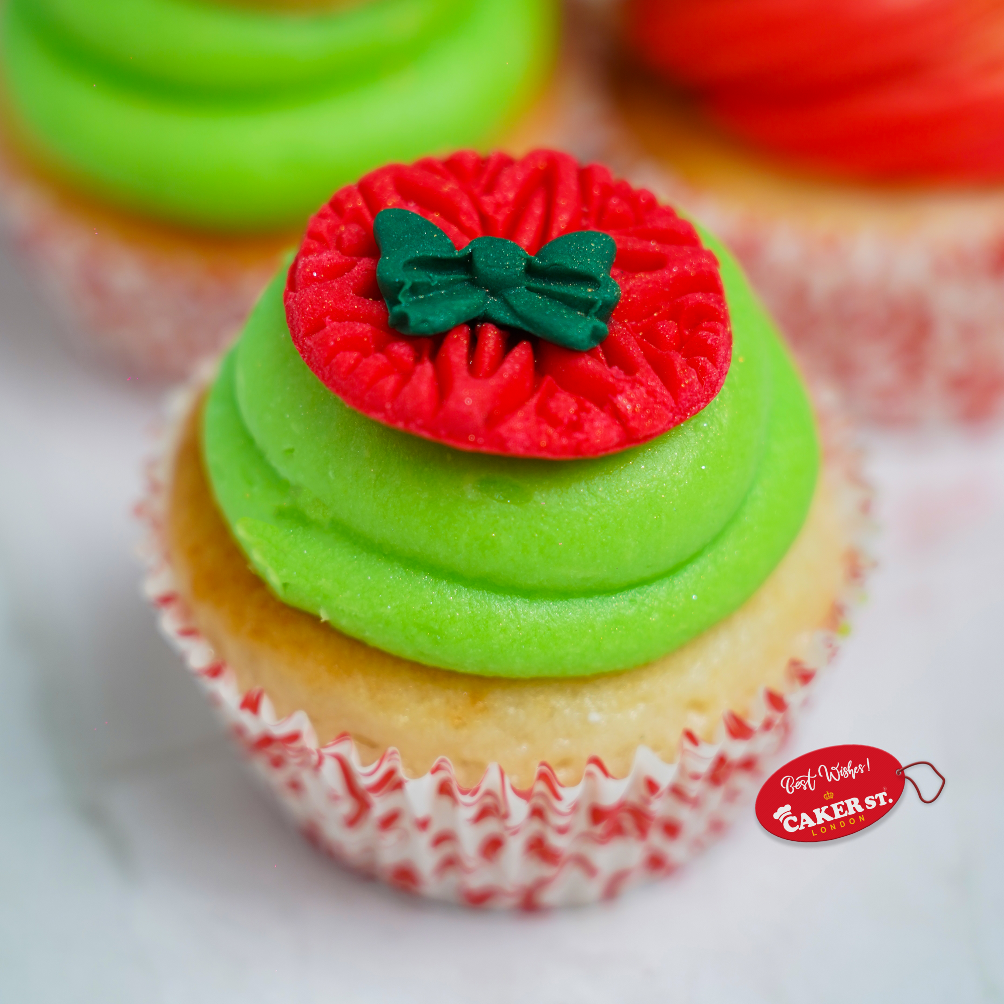 Cheer Christmas Cupcakes