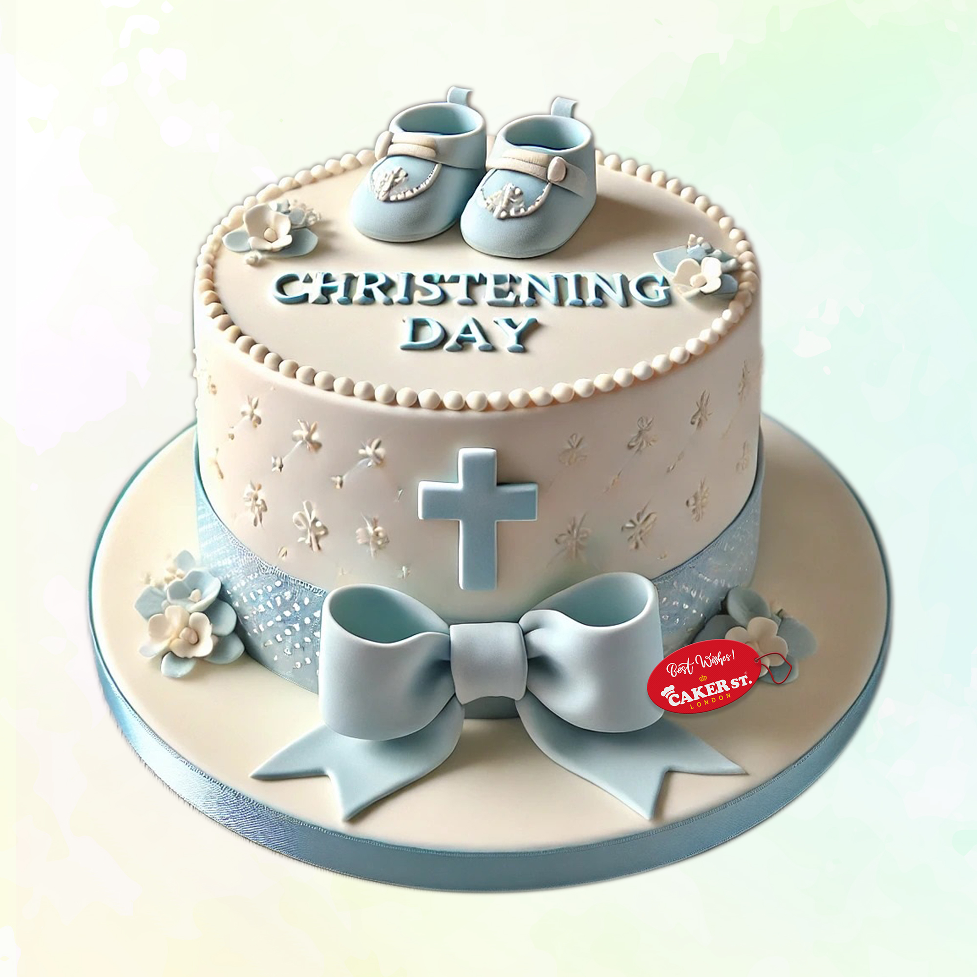 Christening Cake For Boys