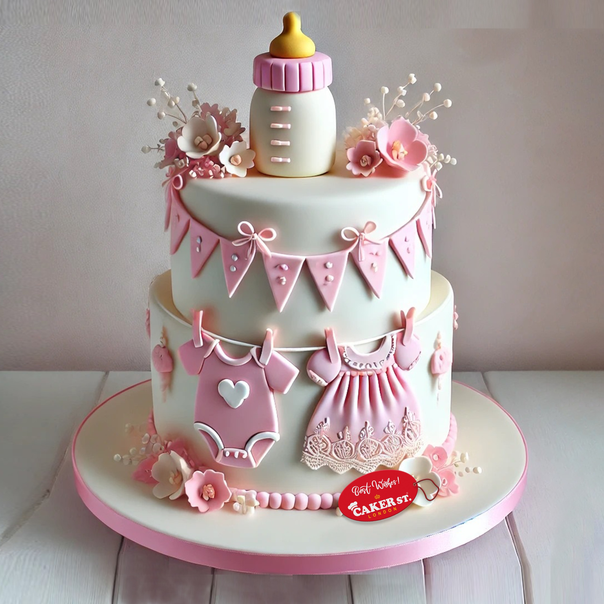 Christening Cake for Girls