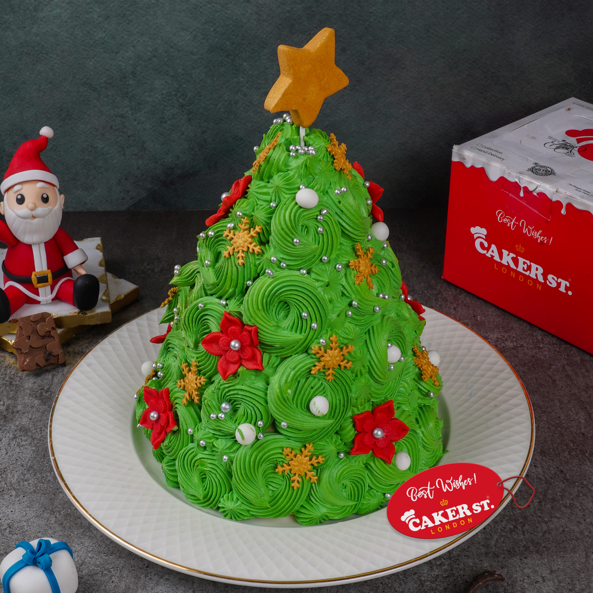 Christmas Evergreen Cake